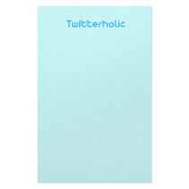 Twitterholic stationery by TwitterShirts Twitterholic stationery