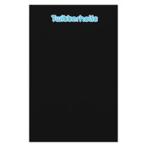 Twitterholic stationery by TwitterShirts Twitterholic stationery