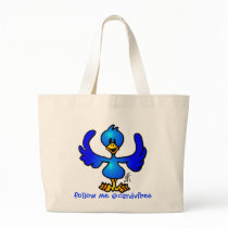 Twittering blue Bird Bags