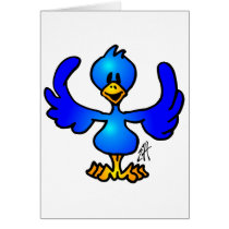 Twittering blue Bird cards