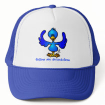 Twittering blue Bird hats by cardvibes Twittering blue Bird hats