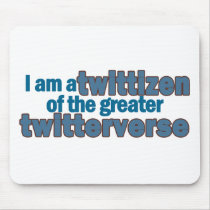 Twitterverse Twittizen mousepads by tshirtdart Twitterverse Twittizen mousepads