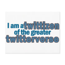 Twitterverse Twittizen postcards