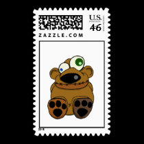 Twizted Teddy postage by cimmerrian Twizted Teddy postage