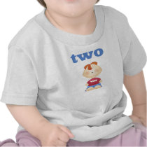 Two 2 Year Old Boy Second Birthday T-shirt by unique_guy_shirts Two 2 Year Old Boy Second Birthday T-shirt