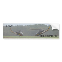 Two AH-1 Cobra Gunships. Bumper Stickers