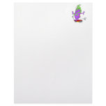 Two aliens standing on a rover scared customized letterhead