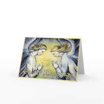 Two Angels-Easter Blessings cards