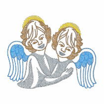 Two Angels embroidered shirts