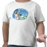 Two angels sitting on the clouds t shirt