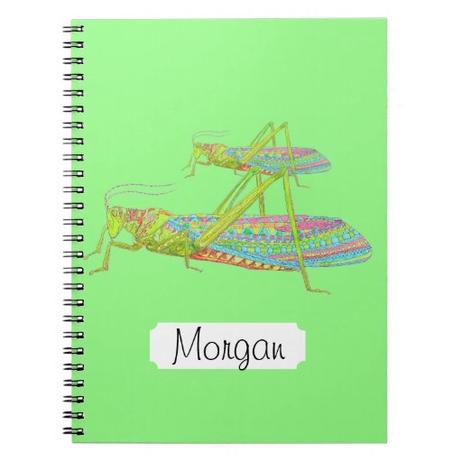 Two Aztec Grasshoppers Note Books