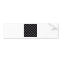 Two Bands Small Diamond - Thistle on Black Bumper Sticker