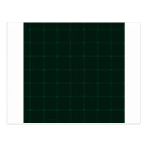 Two Bands Small Square - Dark Green2 Post Card
