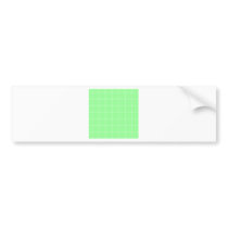 Two Bands Small Square - Green2 Bumper Stickers