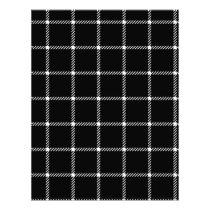 Two Bands Small Square - Honeydew on Black Customized Letterhead