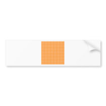 Two Bands Small Square - Orange2 Bumper Sticker