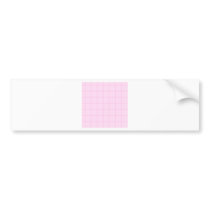 Two Bands Small Square - Pink1 Bumper Stickers
