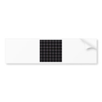 Two Bands Small Square - Thistle on Black Bumper Stickers