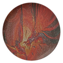 TWO BATS PLATE