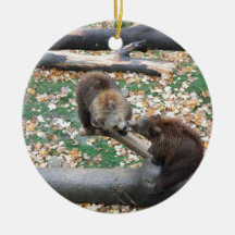 Two bears ornament