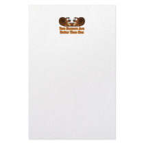 Two Beavers Are Better Than One Personalized Stationery