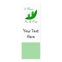 Two Bees In A Pod Bookmark business cards by bugspot Two Bees In A Pod Bookmark business cards