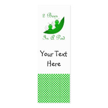 Two Bees In A Pod Bookmark business cards by bugspot Two Bees In A Pod Bookmark business cards