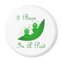Two Bees In A Pod Magnet