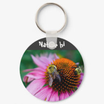 two bees keychains