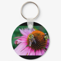 two bees keychains