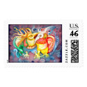 ** Two Big Precolumbian PoP Birds ** postage