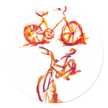 Two Bikes stickers