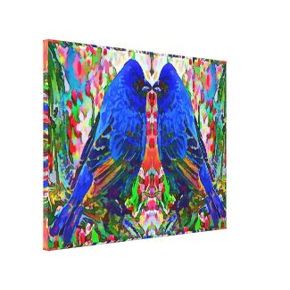 Two Birds2 Stretched Canvas Print