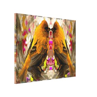 Two Birds4 Stretched Canvas Print
