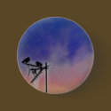 Two Birds at Sunset buttons by OutdoorArt Two Birds at Sunset buttons