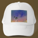 Two Birds at Sunset hats by OutdoorArt Two Birds at Sunset hats