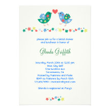 Two Birds Bridal Shower Invitation