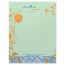Two Birds in Love Business Letterhead by daphne1024 Two Birds in Love Business Letterhead
