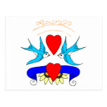 Two Birds In Love Postcards