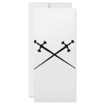 two black swords icon rack cards