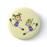 Two Blond Girl Gymnast Tshirts and Gifts Pins