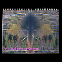 Two blue crows 08 Calendar