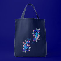 Two Blue Koi  Bags bags