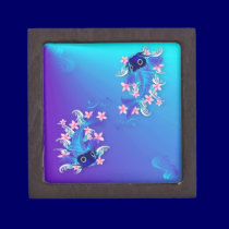 Two Blue Koi Premium Gift Boxes premium gift boxes