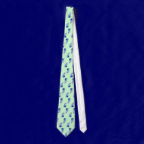 Two Blue Koi Ties ties