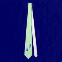Two Blue Koi  Ties ties
