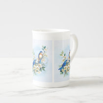 Two Bluebirds Porcelain Mug