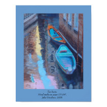 Two boats. posters