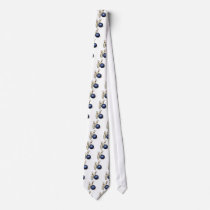 two bowling pins and bowling ball design neck wear