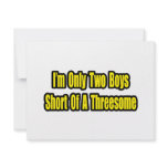 Two Boys Short of a Threesome Announcement